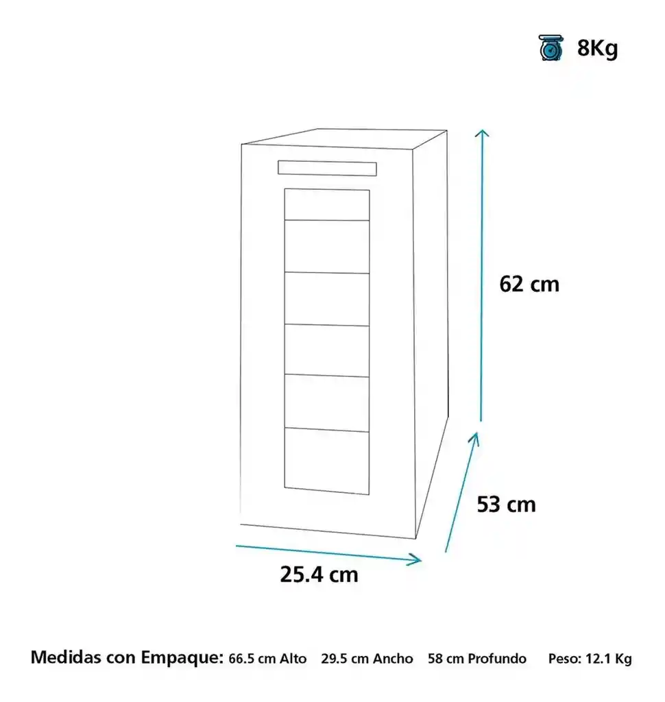 Cava De Vinos 12 Botellas Ge Panel Digital Negro Gw12xdbb 110v