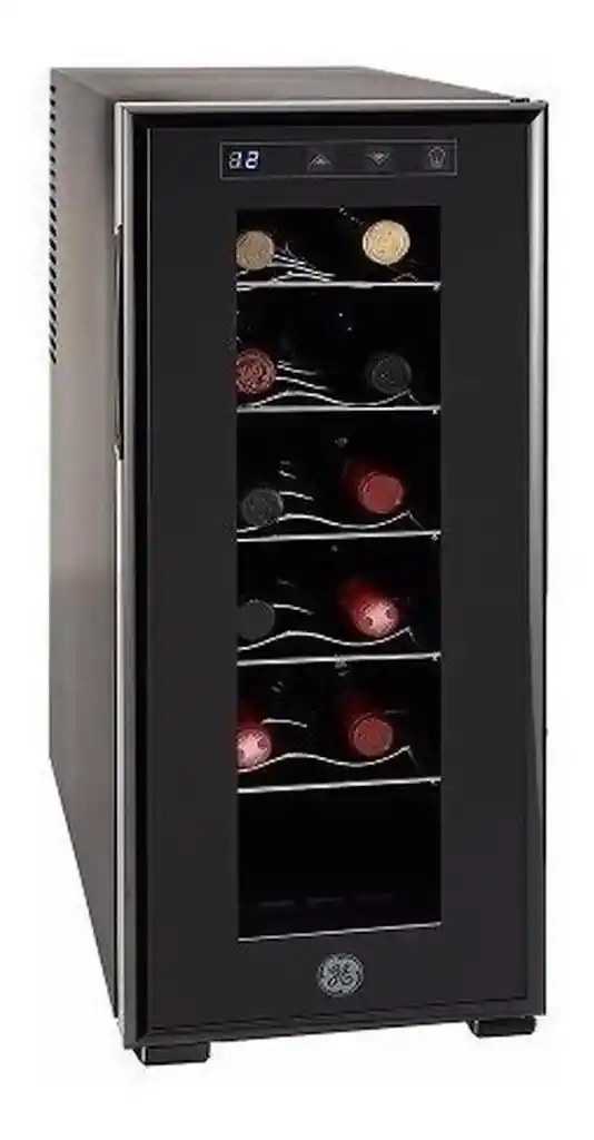 Cava De Vinos 12 Botellas Ge Panel Digital Negro Gw12xdbb 110v
