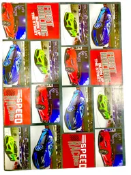 Papel De Regalo Hombre Fast Racing 48 X 68 Cm. X 2 Unidades