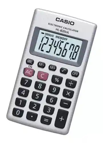 Calculadora Casio De Bolsillo Hl-820va 8 Digitos