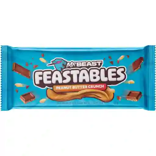 Mr Beast Feastables Chocolatina Con Mantequilla De Maní Peanut Butter Crunch