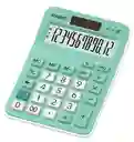 Calculadora Casio Mx-12b-gn De 12 Dígitos Verde