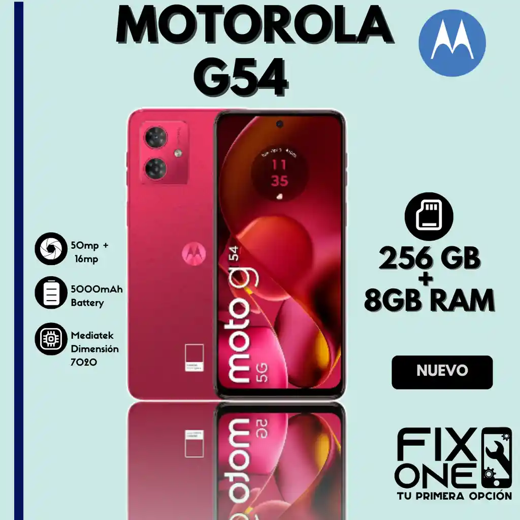 Motorola G54 Rojo