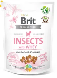 Brit Crunchy Snack Insectos Con Suero De Leche 200 G