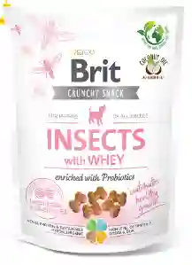 Brit Crunchy Snack Insectos Con Suero De Leche 200 G