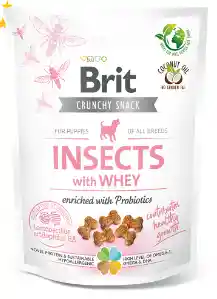 Brit Crunchy Snack Insectos Con Suero De Leche 200 G