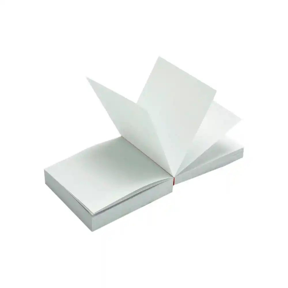 Taco De Notas Papel Bond Blanco 8x7cm 33gr 300 Hojas