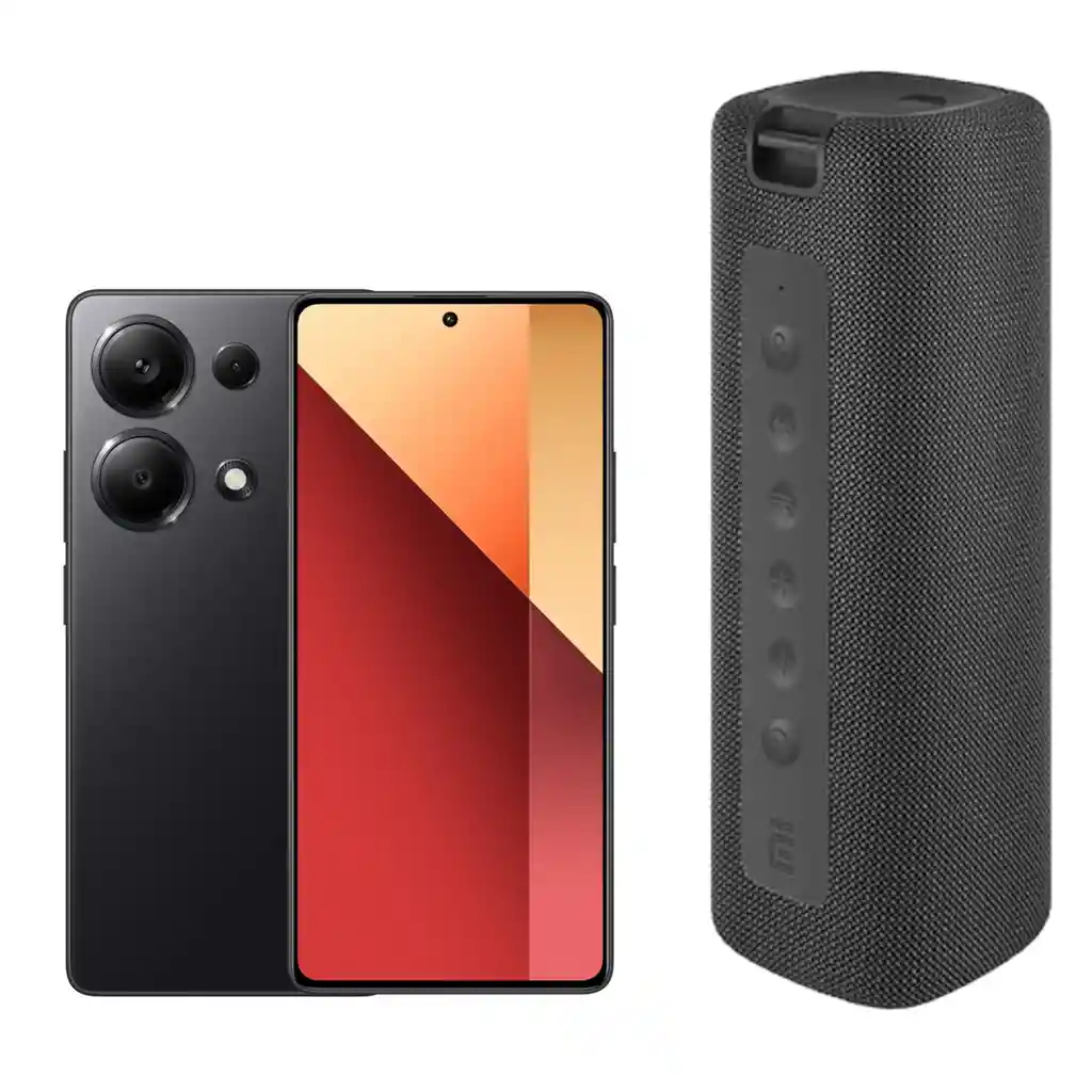 Xiaomi Redmi Note 13 Pro 256gb 8gb Negro, Parlante Mi Speaker 16w Negro