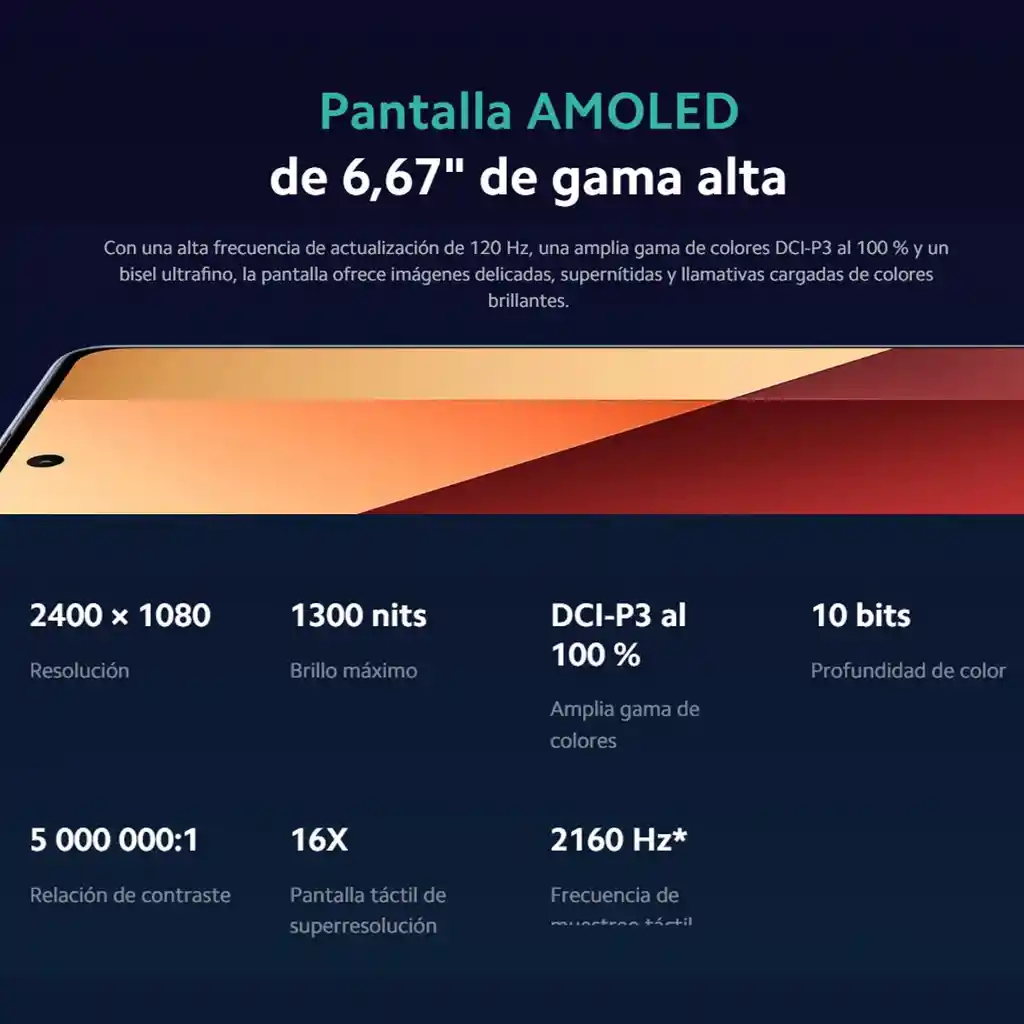 Xiaomi Redmi Note 13 Pro 256gb 8gb Negro, Parlante Mi Speaker 16w Azul