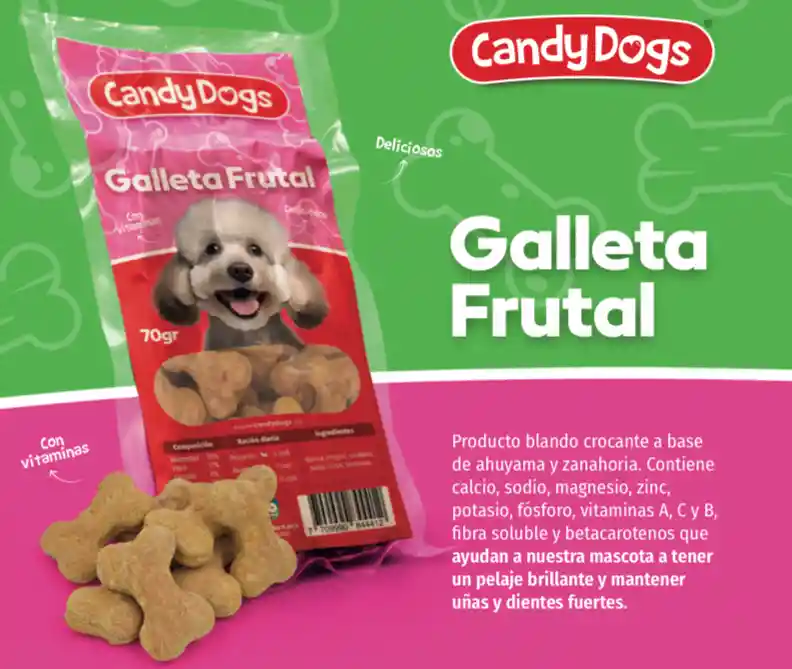 Galleta Frutal 70gr