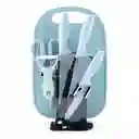 Set De Cuchillos X7 Con Tabla De Picar