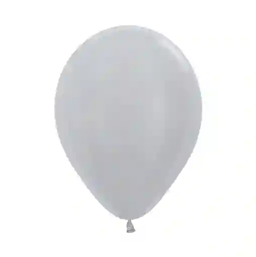 Globos R9 Satin Plata X 6 Unidades Sempertex