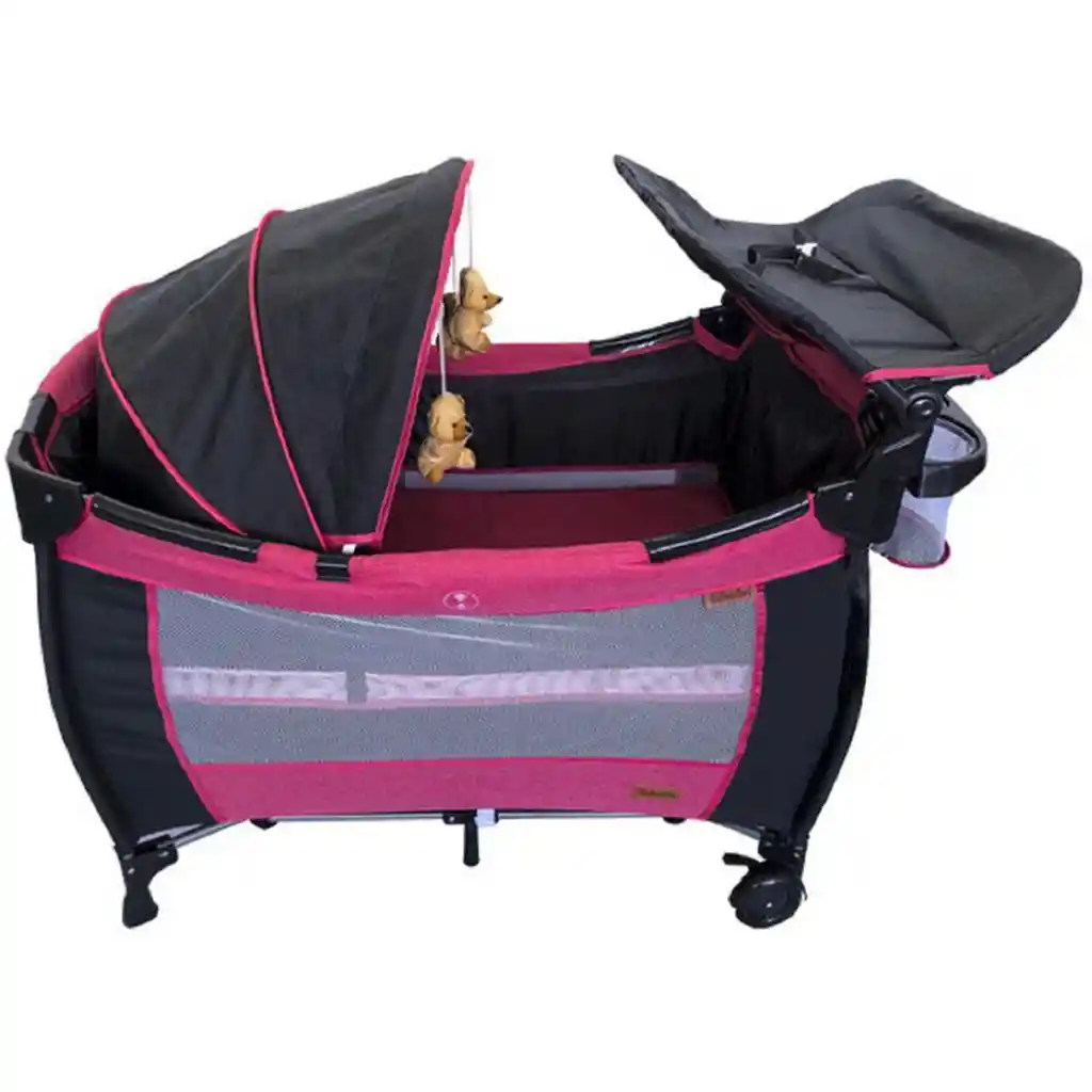 Cuna Corral Cama Bebe Habitación Con Cambiador De Pañales