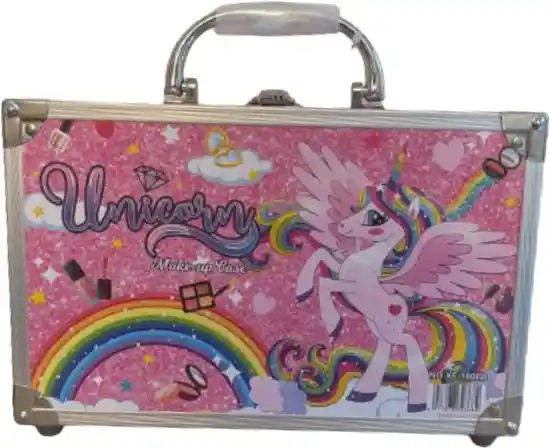 Maquillaje Con Cajón De Unicornio Para Niñas Su Primer Maquillaje En Maletin