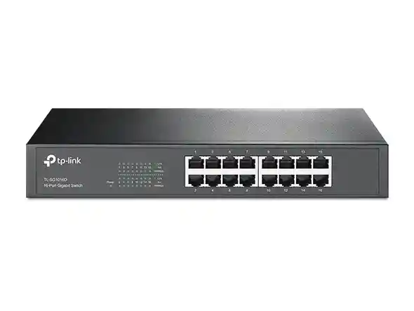 Switch Gigabit 10/100/1000 De 16 Puertos Tp-link Tl-sg1016d