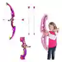 Juguete De Arco Y Flecha Para Niña Rosado Con Luces Rgb