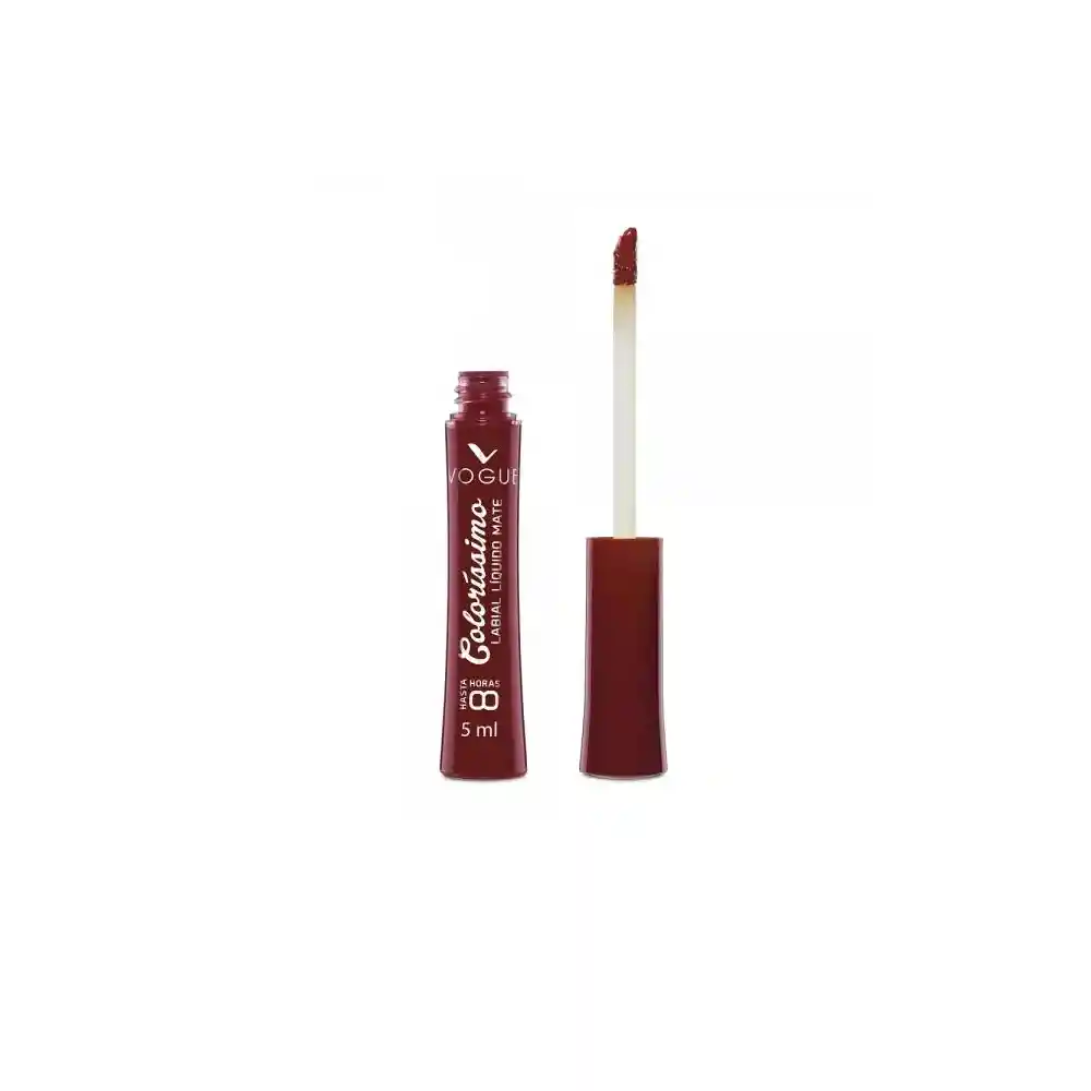 Labial Matte Colorissimo Color Granate Vogue