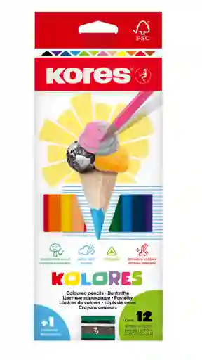Colores Kores X 12 Und