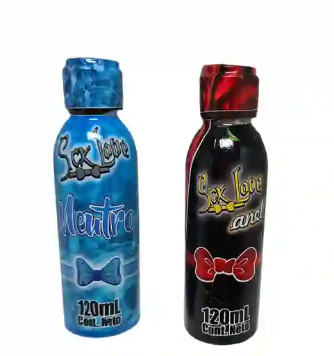 Lubricante Anal Entume Y Dilata + Lubricante A Base De Agua Neutro Combo X 120ml