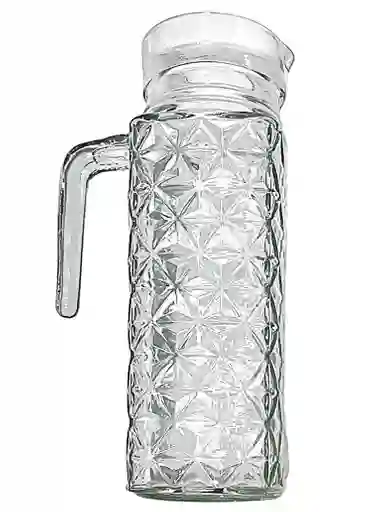 Jarra De Vidrio Transparente Diseño De Triagunlos Zibo Chongli 1 L