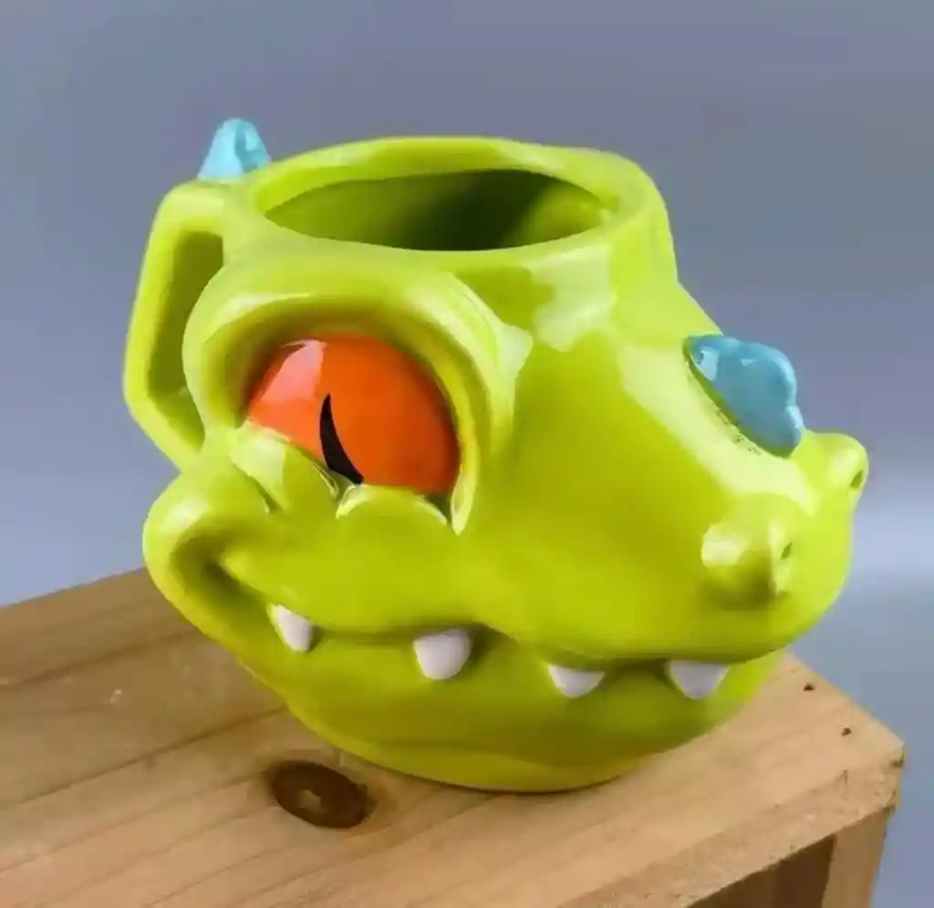 Mug Pocillo 3d Rugrats Reptar Dinosaurio