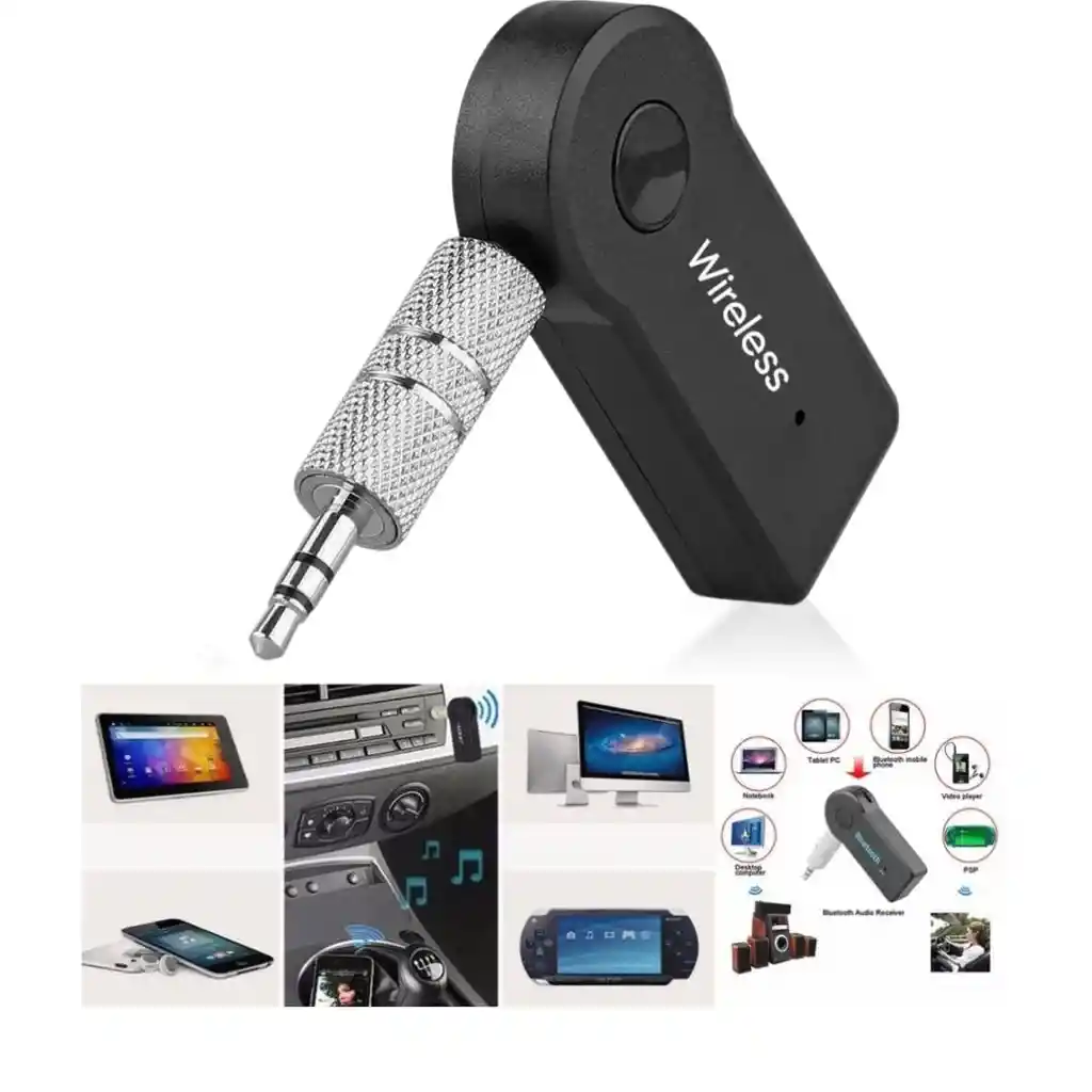 Adaptador Receptor Bluetooth Para Carro Recargable Portátil