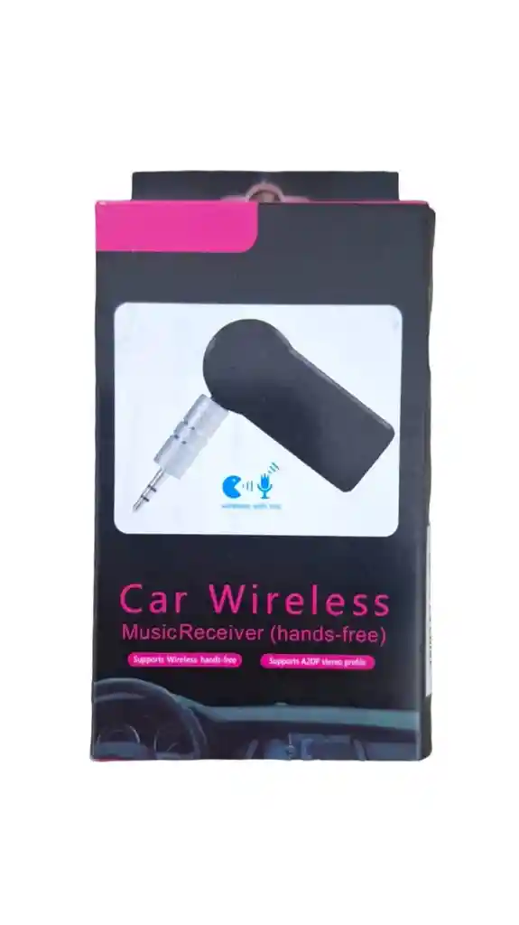 Adaptador Receptor Bluetooth Para Carro Recargable Portátil
