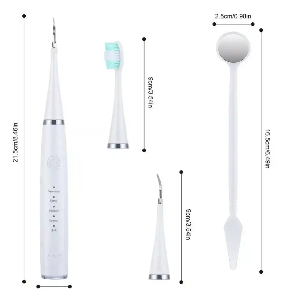 Cepillos De Dientes Quita Sarro 6 En 1eléctrico Limpiador Dental