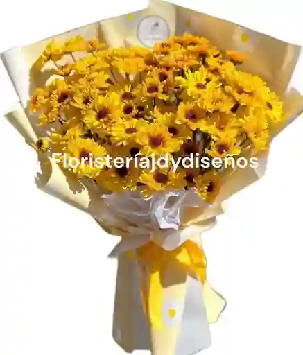 Detalles Brillante En Margaritas Girasol