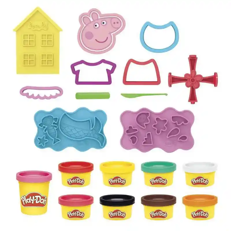 Juego Set Play-doh Peppa Pig Crea Y Diseña Para Niños