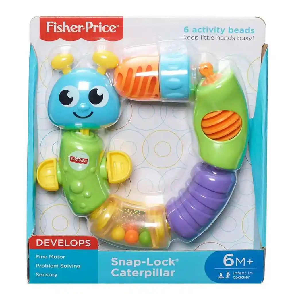 Juguete Estimulación Oruga En Cadena Fisher Price Para Bebes