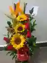 Ramo Rosas Y Girasoles