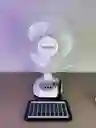 Abanico Ventilador Recargable De 12 Pulgadas Con Panel Solar