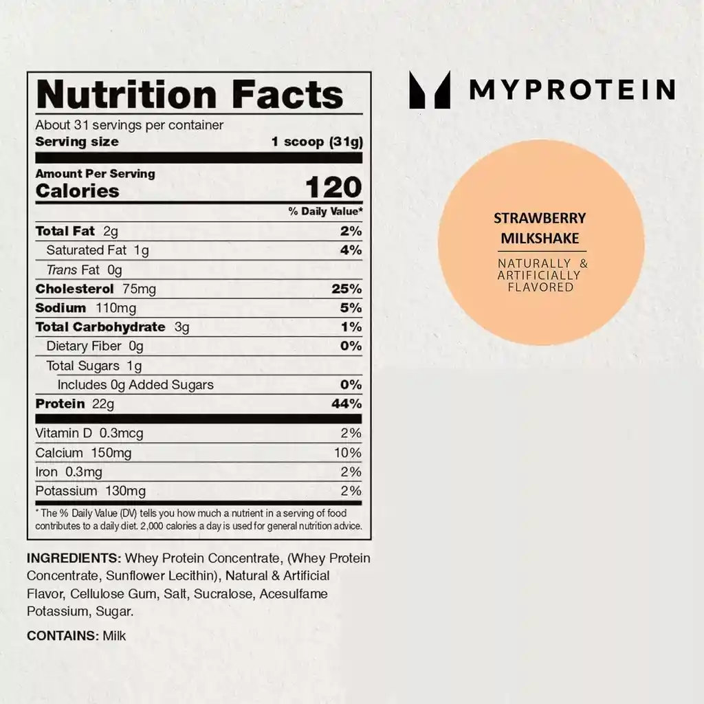 Myprotein Impact Whey Proteina 2.2 Lb