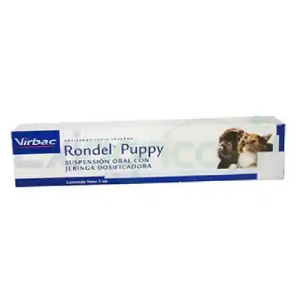 Desparasitante Interno Rondel Cachorros 5ml Perros Y Gatos