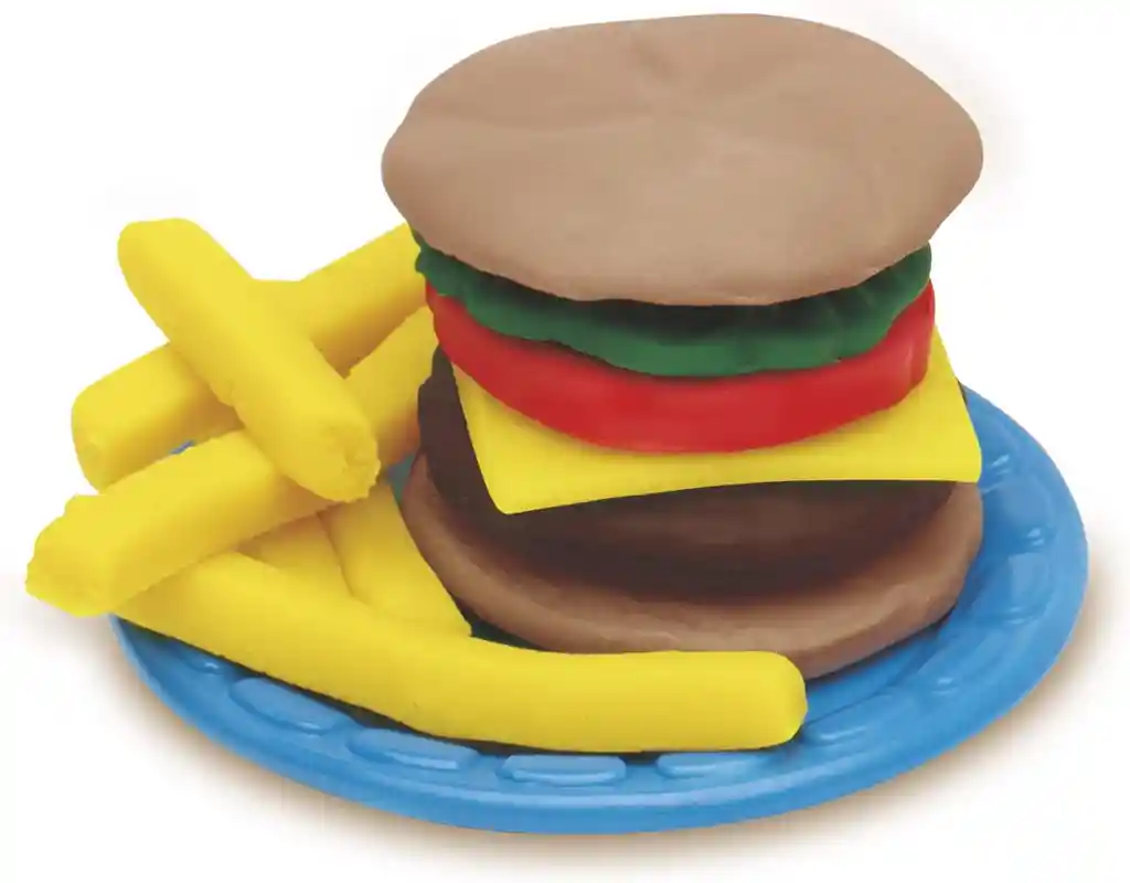 Juego Play-doh Crea Hamburguesas A La Parrilla Para Niños