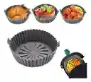 Molde De Silicona Redondo 21cm Para Air Fryer | Olla Freidora X1und