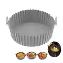 Molde De Silicona Redondo 21cm Para Air Fryer | Olla Freidora X1und