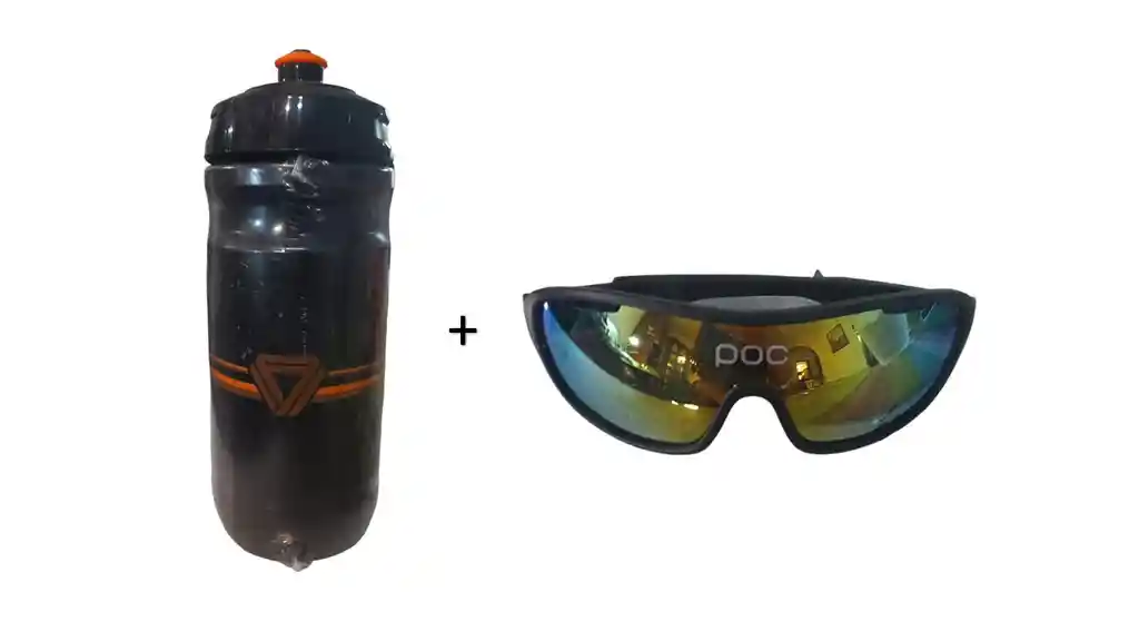 Gafas De Ciclismo Y Running Con Filtro Uv + Caramañola