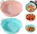 Molde De Silicona Redondo 21cm Para Air Fryer | Olla Freidora X1und