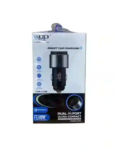 Adaptador Para Carro Dual Usb/c