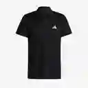 Camiseta Adidas Polo Hombre Negro