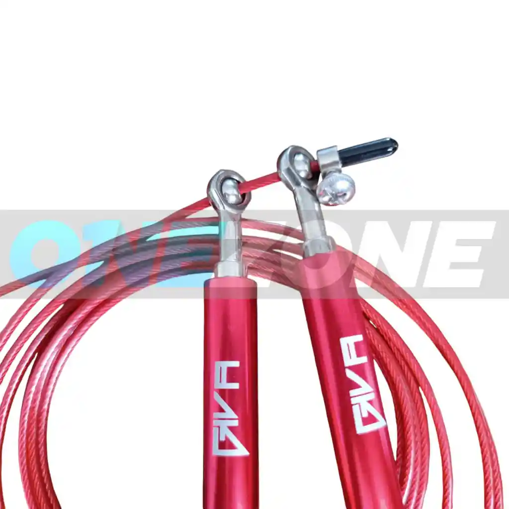 Lazo De Saltar Gvs Ajustable Metalico Guaya 3metros/ Rojo