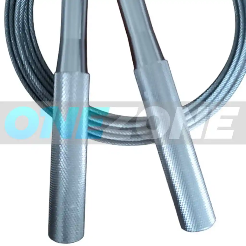 Lazo De Saltar Gvs Ajustable Metalico Guaya 3metros/ Plateado