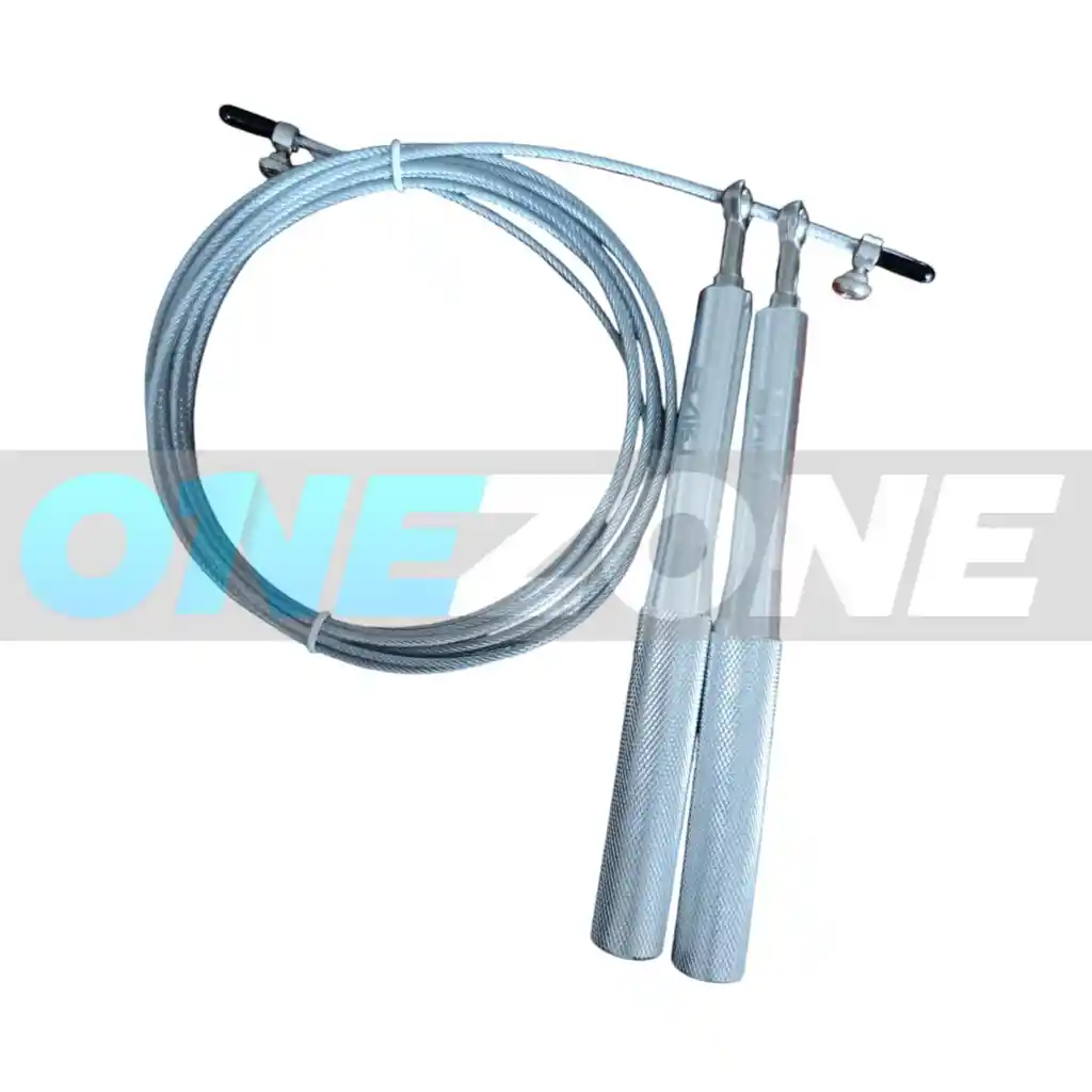 Lazo De Saltar Gvs Ajustable Metalico Guaya 3metros/ Plateado