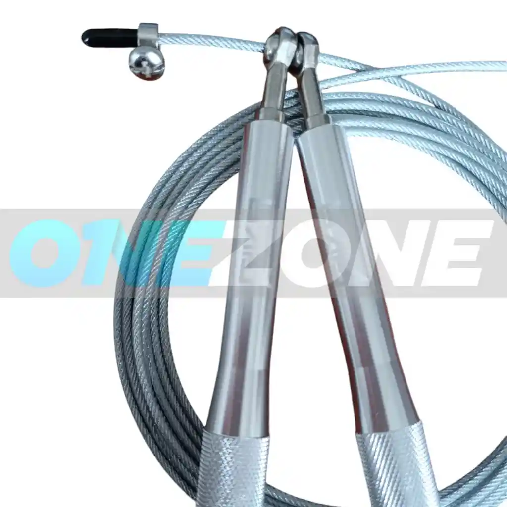 Lazo De Saltar Gvs Ajustable Metalico Guaya 3metros/ Plateado