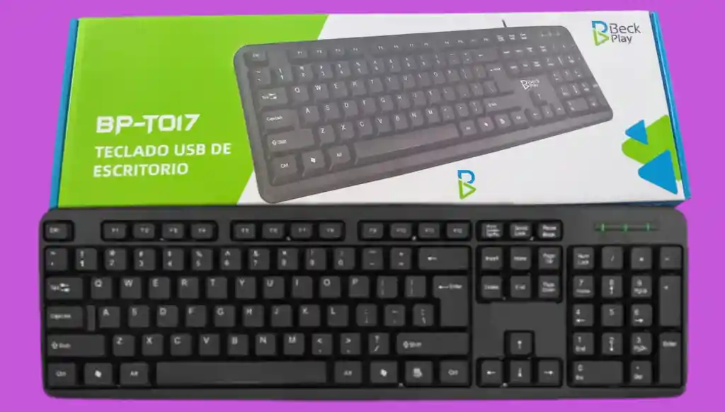 Teclado Beck Play Para Pc Escritorio / Usb Negro Bp - T017