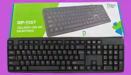 Teclado Beck Play Para Pc Escritorio / Usb Negro Bp - T017