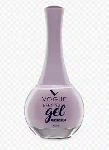 Esmalte Vogue En Gel Larga Duracion Color Morado Claro Elegante