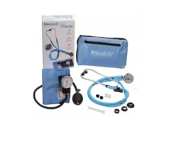 Kit Médico Fonendoscopio + Tensiómetro Manual Homelife (azúl Marino)